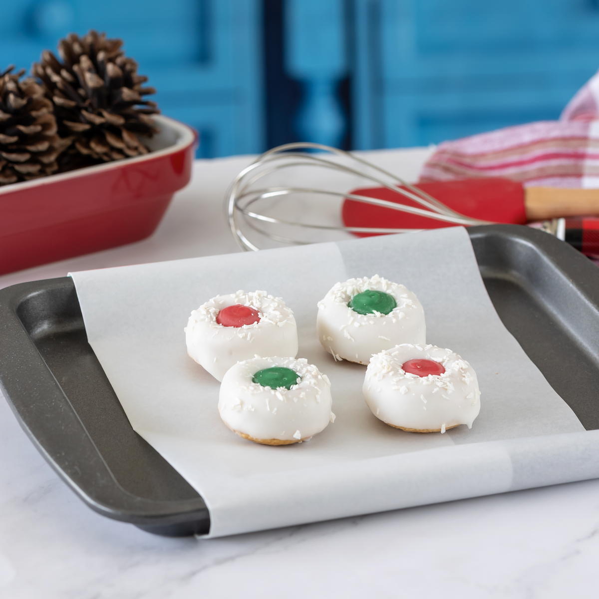 Bosco & Roxy's | Christmas 2026 | Mini Thumbprint Cookies | 72/case