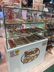 NEW 36" Glass White Dry Bakery Display Case
