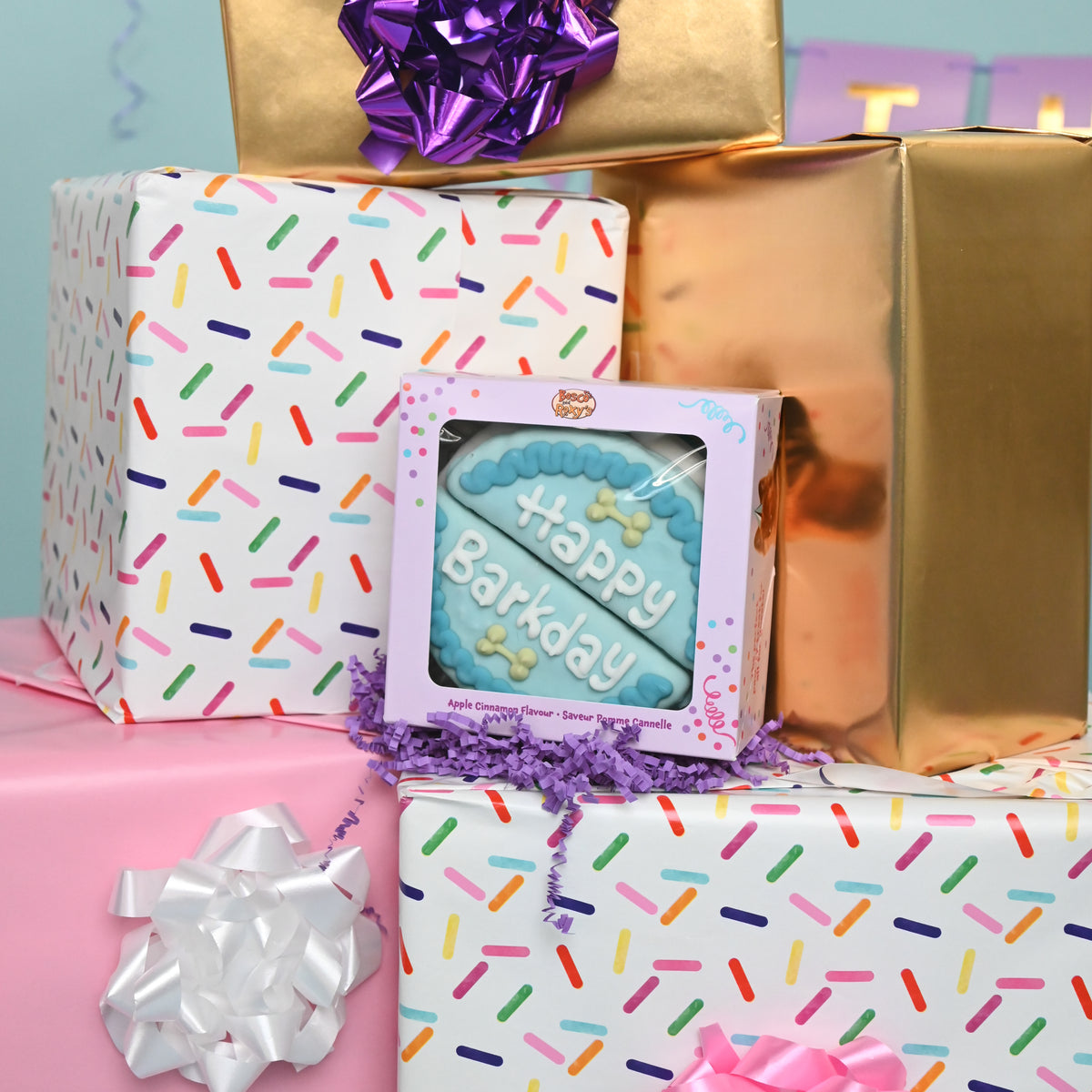 Giant Shareable, 6-piece Blue Cake | Birthday