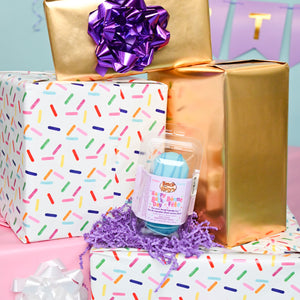 Prepackaged Fur-Ever Young Blue Cupcake Duo | Birthday