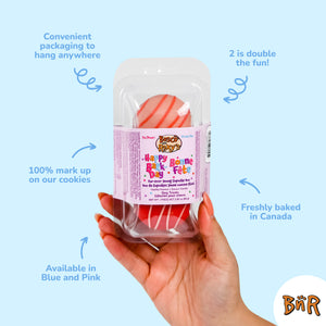 Prepackaged Fur-Ever Young Pink Cupcake Duo | Birthday