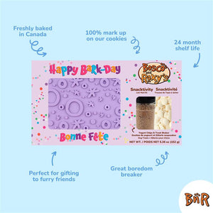Lilac Bone Lick Mat and Spatula Kit | Birthday
