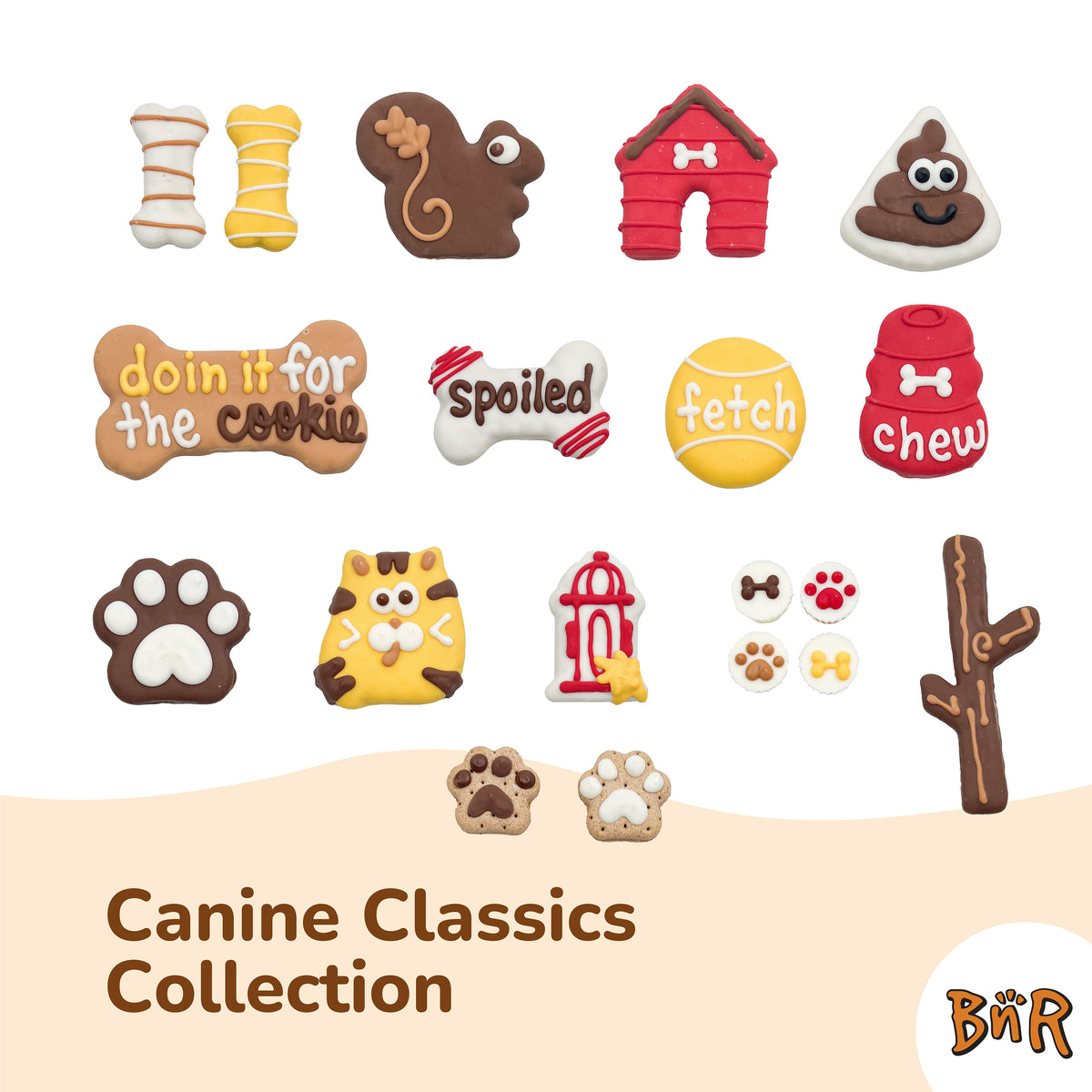 Spoiled Pup 4" Chubby Bone | Canine Classics