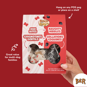 Nice Bites vs Naughty Nibbles | Christmas Pre-Packaged