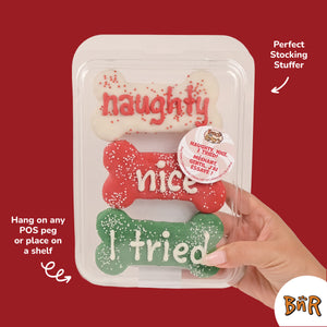 Naughty, Nice, I Tried! 3pk | Christmas Pre-Packaged