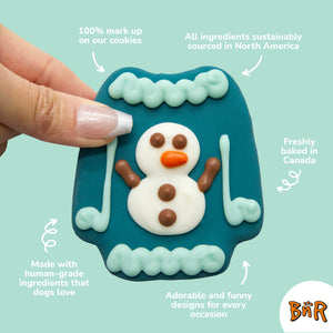 Frosty Toe Beans 6 Inch Bone  | Winter