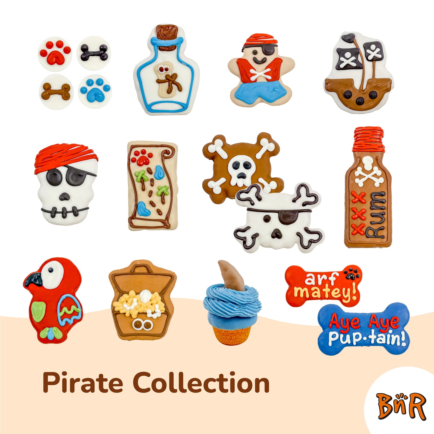 NATURAL Arf Matey! Bone | Summer Pirate