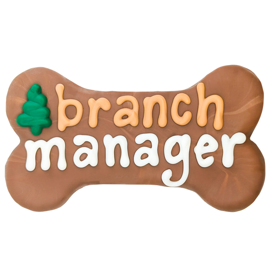 branch manager bone dog cookie