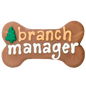branch manager bone dog cookie