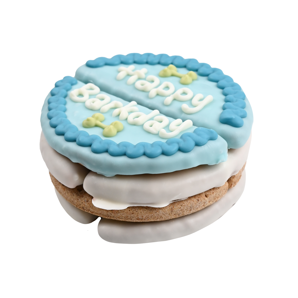Giant Shareable, 6-piece Blue Cake | Birthday