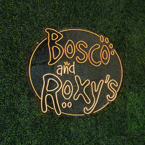 Bosco and Roxy's Neon Sign | 15”x 20"