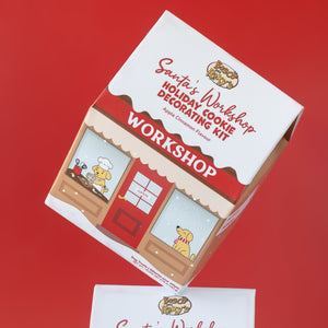 Santa's Workshop Holiday Cookie Decorating Kit | Christmas Pre-Packaged