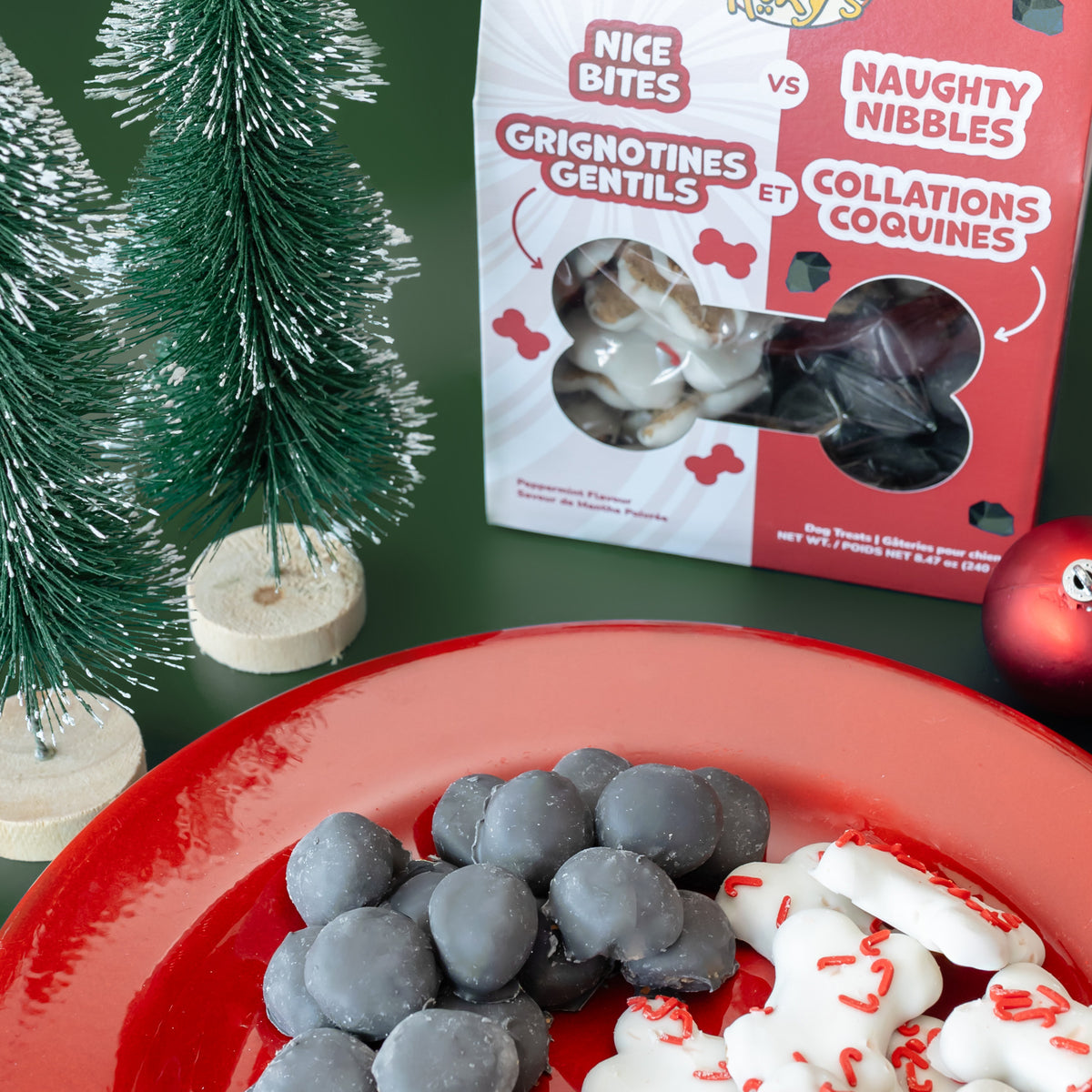 Nice Bites vs Naughty Nibbles | Christmas Pre-Packaged