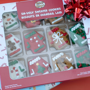 Sn-ugly Sweater Cookies | Christmas Pre-Packaged