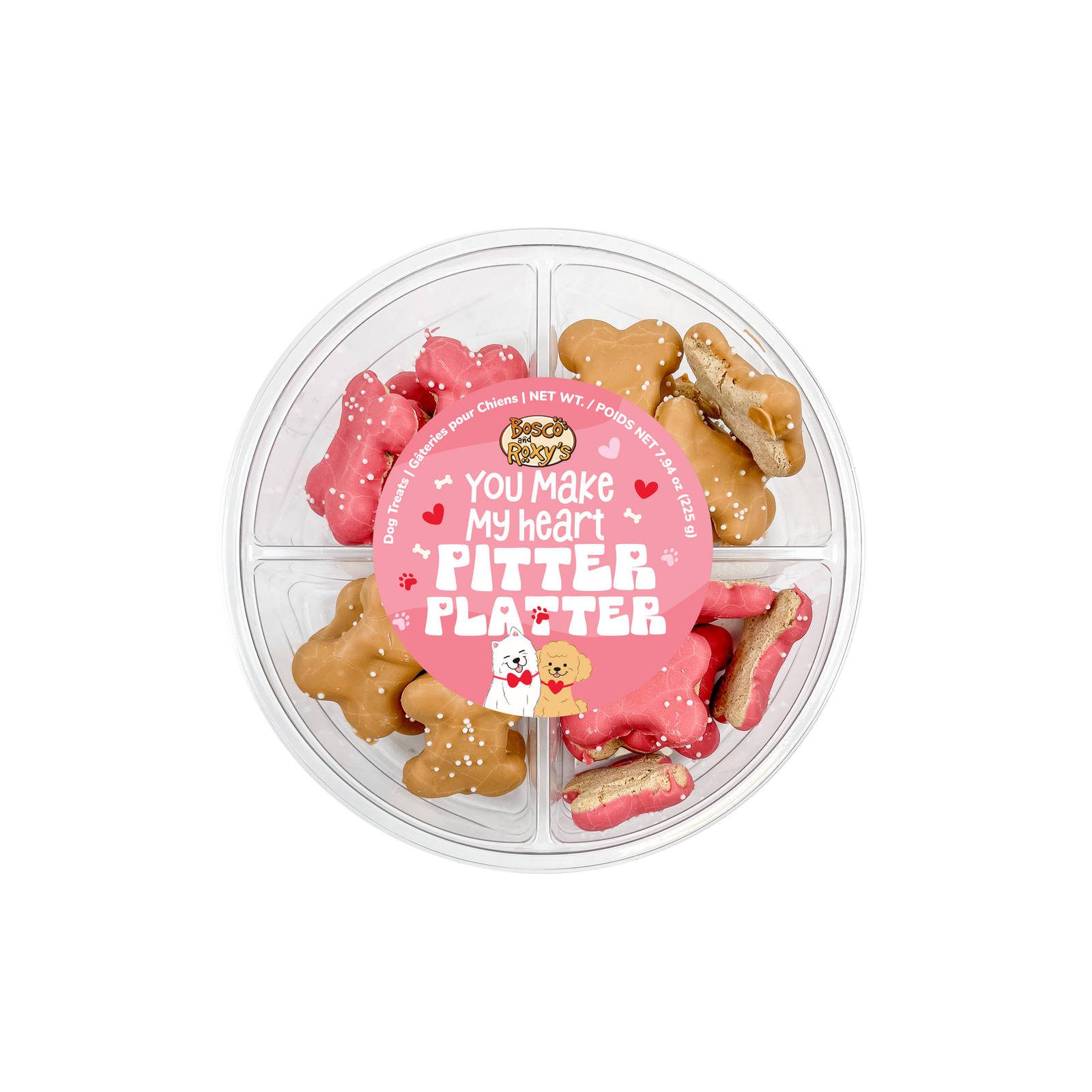 Prepackaged Sprinkled Small Bones Small Plater | Love your Pooch