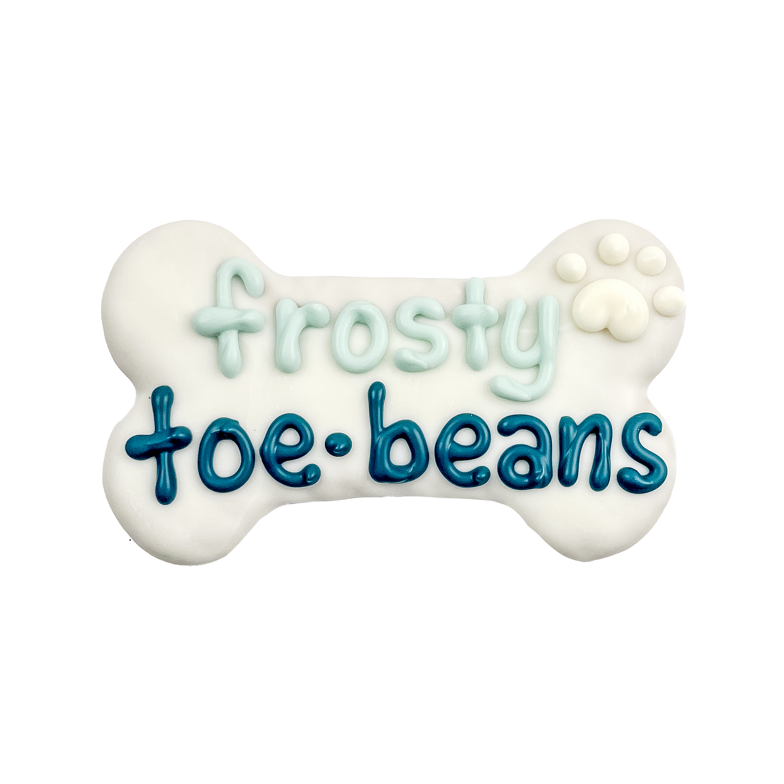 Frosty Toe Beans 6 Inch Bone  | Winter