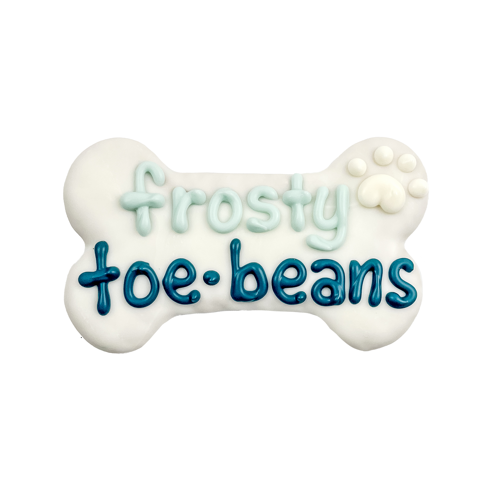 Frosty Toe Beans 6 Inch Bone  | Winter