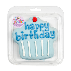 Prepackaged Giant Blue Happy Birthday Cupcake | Birthday