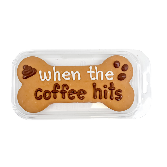 Prepackaged When the Coffee Hits Large Bone | Café