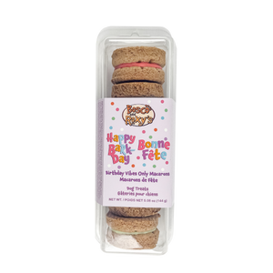 Prepackaged Birthday Vibes Only Macarons | Birthday
