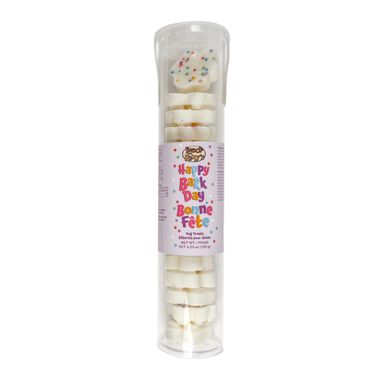 Prepackaged Paw-ty Pleaser Tube | Birthday