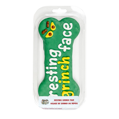 Resting Grinch Face Large Bone | Christmas Pre-Packaged