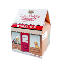 Santa's Workshop Holiday Cookie Decorating Kit | Christmas Pre-Packaged