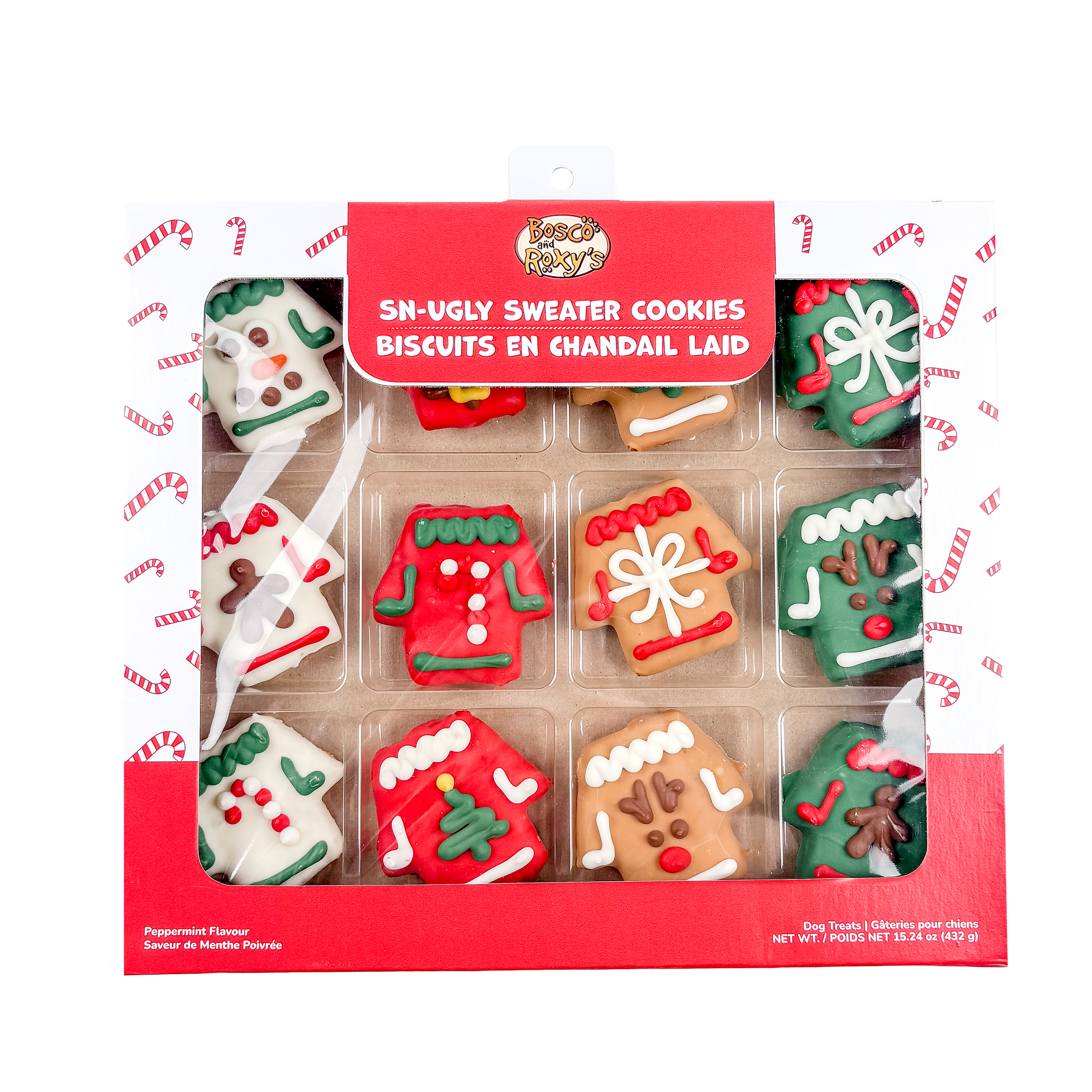 Sn-ugly Sweater Cookies | Christmas Pre-Packaged