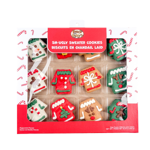 Sn-ugly Sweater Cookies | Christmas Pre-Packaged