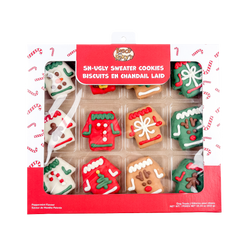 Sn-ugly Sweater Cookies | Christmas Pre-Packaged