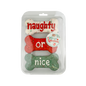 Prepackaged Naughty or Nice Bones 3pk | Holiday 2024