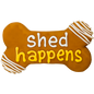 shed happens dog bone cookie
