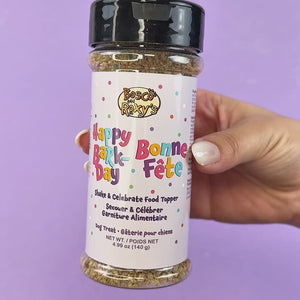 Prepackaged Shake & Celebrate Food Topper | Birthday