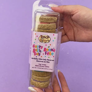 Prepackaged Birthday Vibes Only Macarons | Birthday