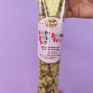 Prepackaged Barkday Mini Bones Tube | Birthday