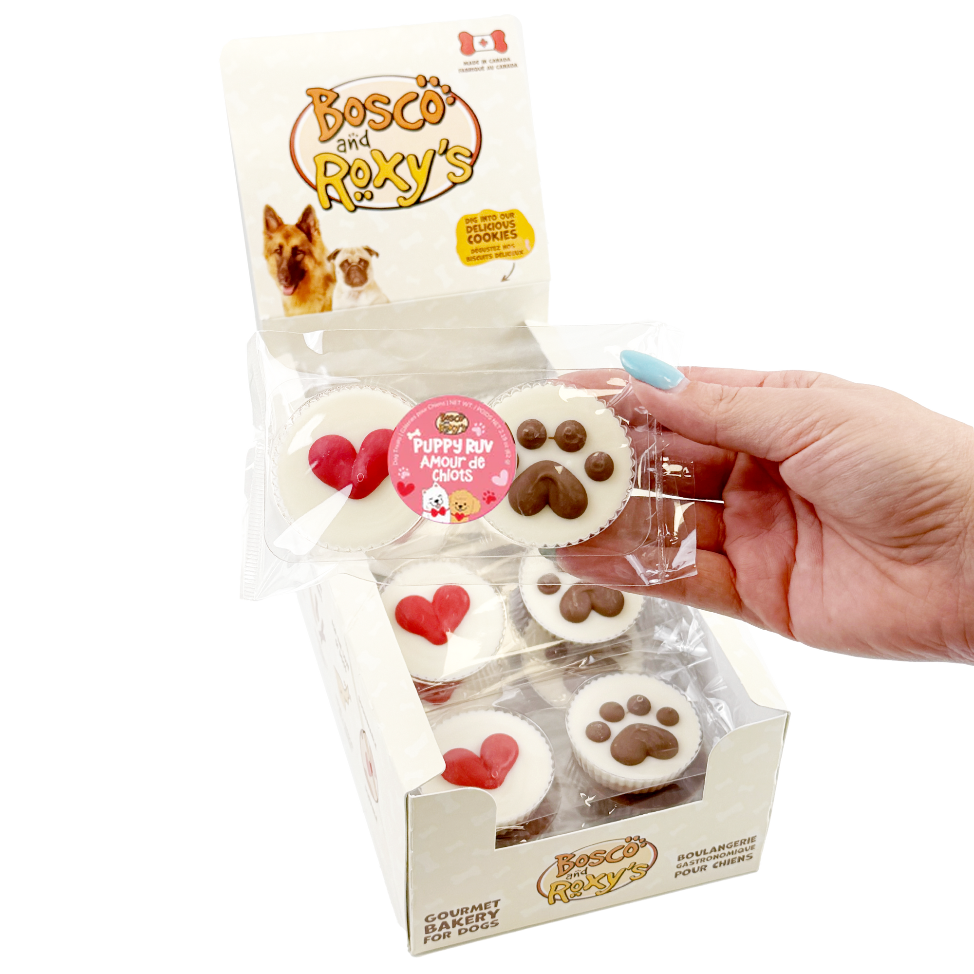 Prepackaged Treat Cups 2pk PDQ | Canine Classics